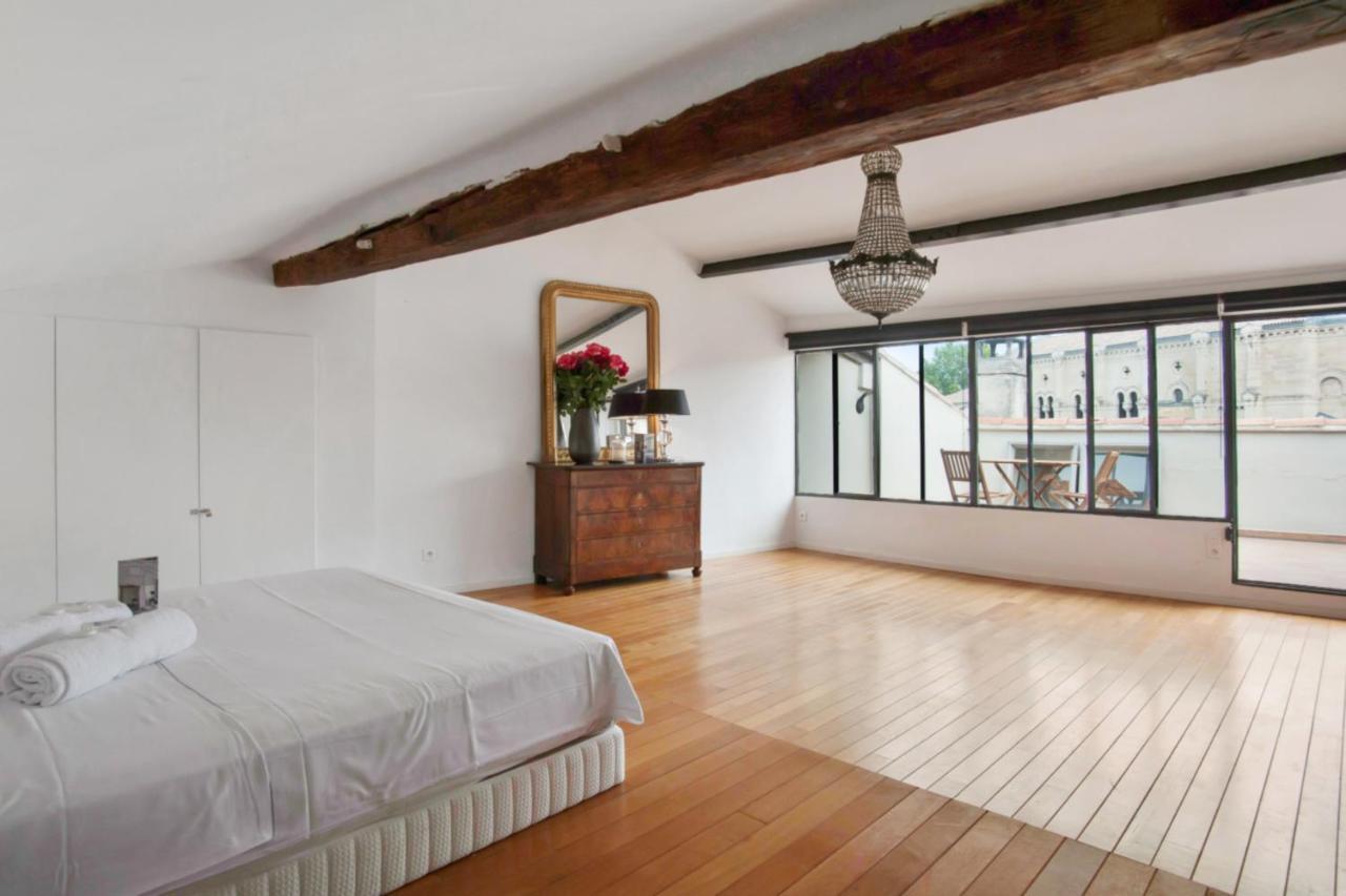 Charming And Large Duplex Flat With Beautiful Terrace In Avignon Apartman Kültér fotó